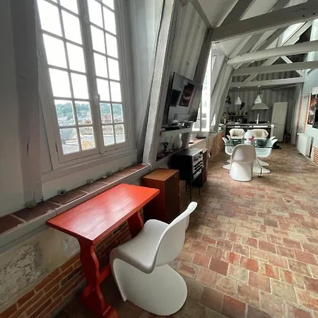 アパート Le Loft Du Homard Bleu - Entre Ciel Et - Free Parking 500m
