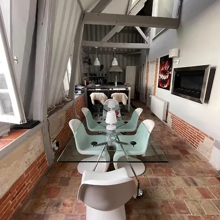 アパート Le Loft Du Homard Bleu - Entre Ciel Et - Free Parking 500m